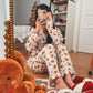 Gingerbread Pyjamas Set (White)