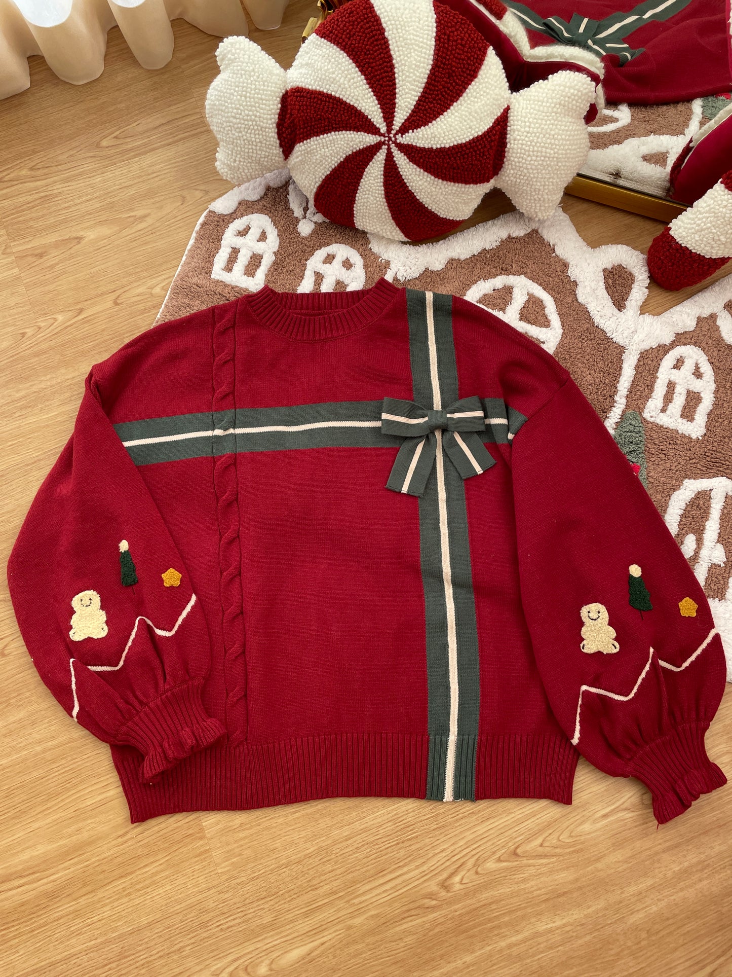 Christmas Gift Sweater (Red)