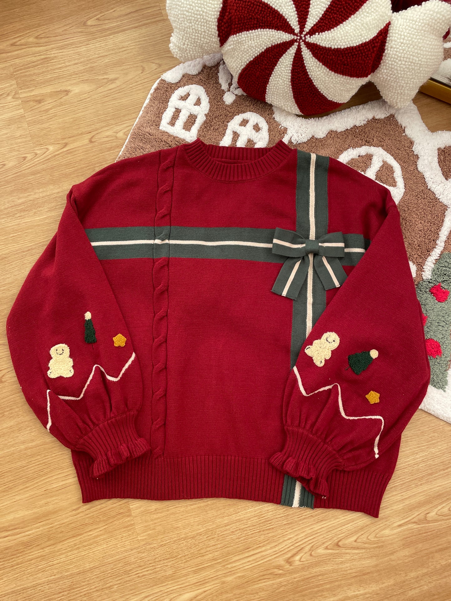 Christmas Gift Sweater (Red)