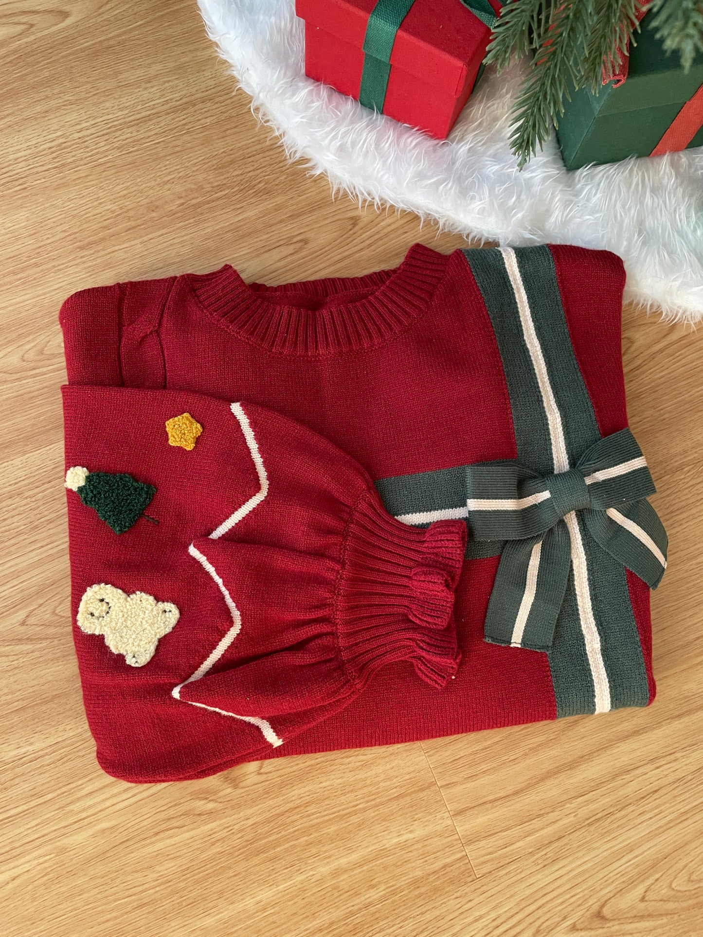 Christmas Gift Sweater (Red)