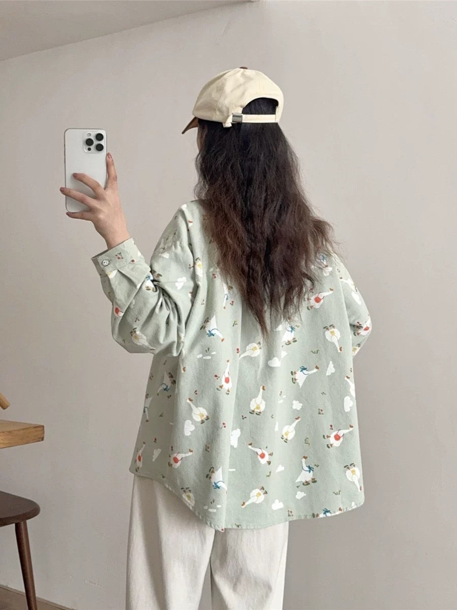 Goosing Around Blouse (2 Colors)