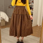 Cozy Floral Midi Skirt (2 Colors)