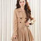 Mini Trench Dress (Khaki)