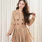 Mini Trench Dress (Khaki)