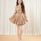 Mini Trench Dress (Khaki)