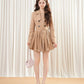 Mini Trench Dress (Khaki)