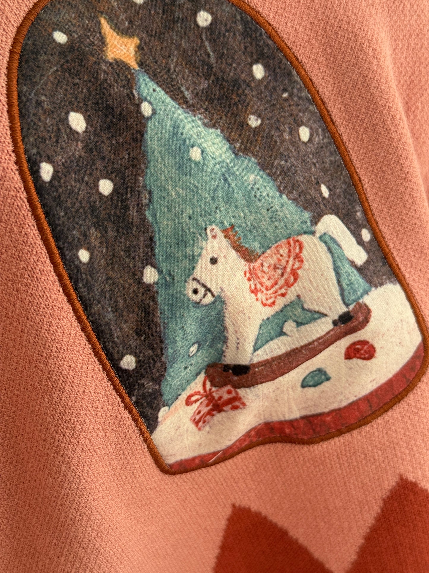 Christmas Snowglobe Vest (Pink)