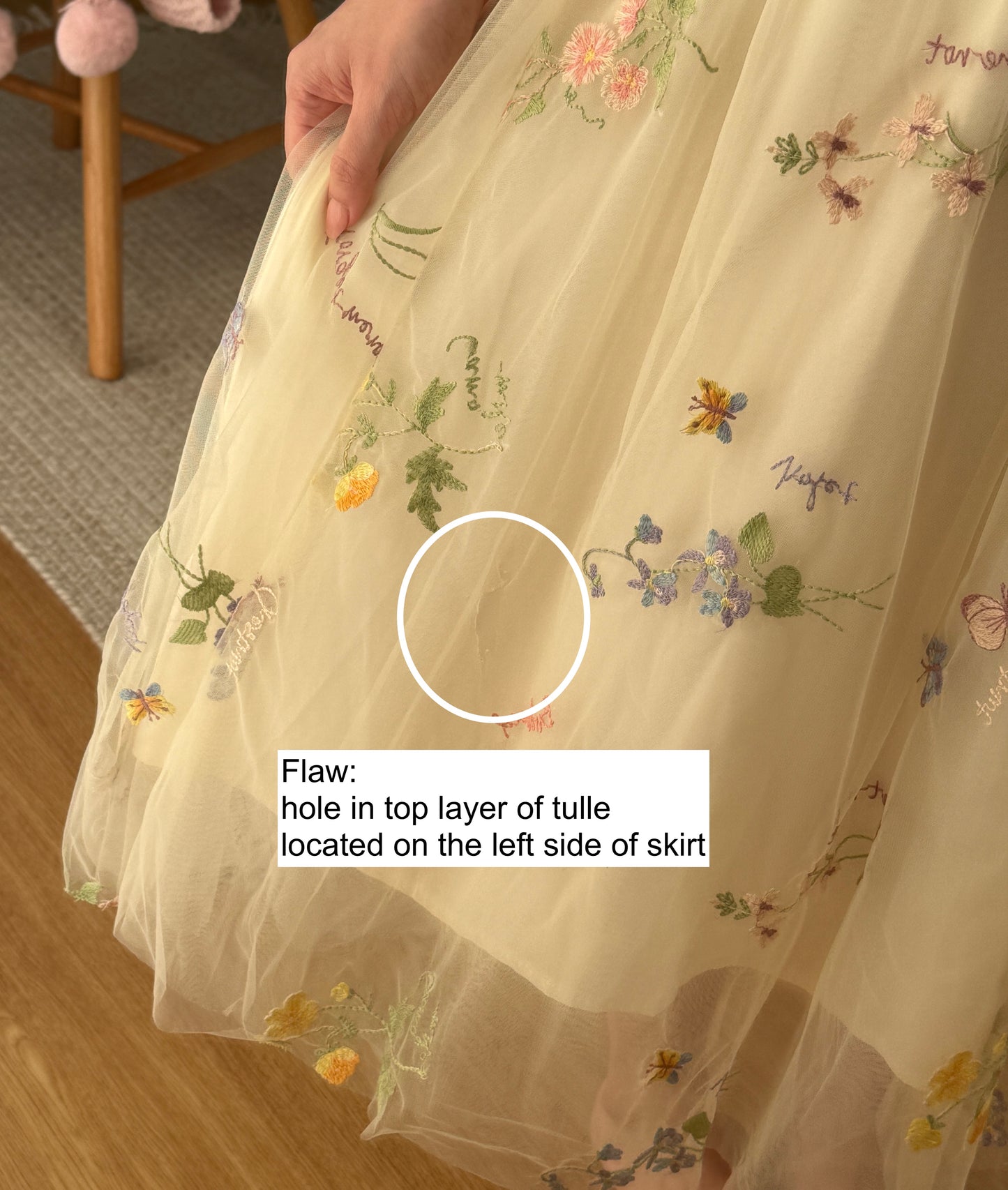 Fairytale Floral Midi Dress (Cream)