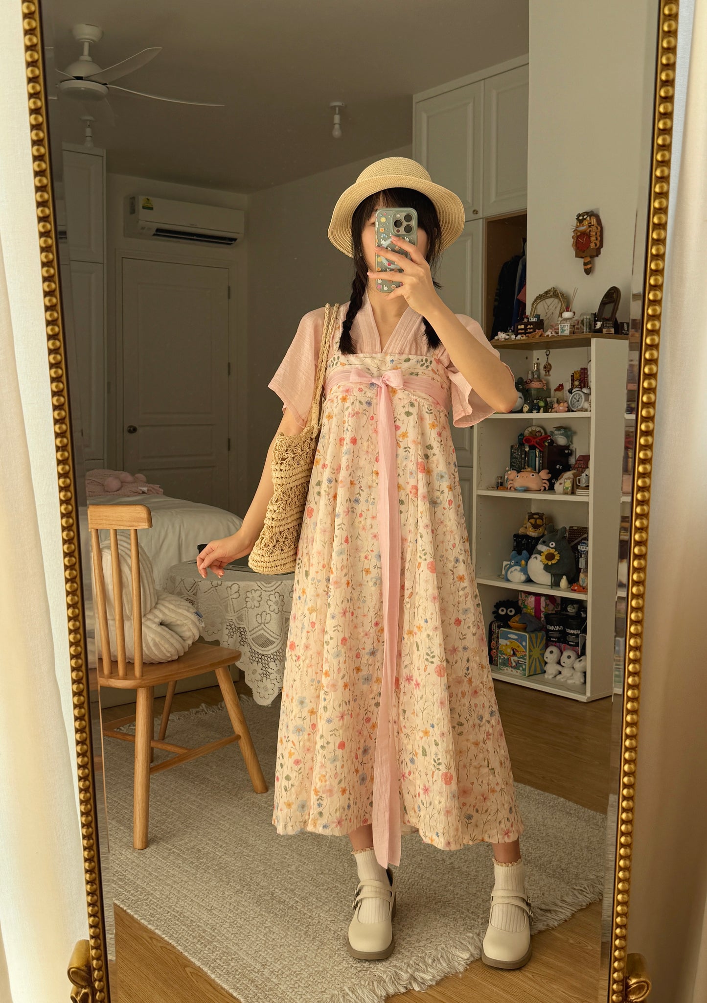 Blooming Flowers Qixiong Dress (2 Colors)