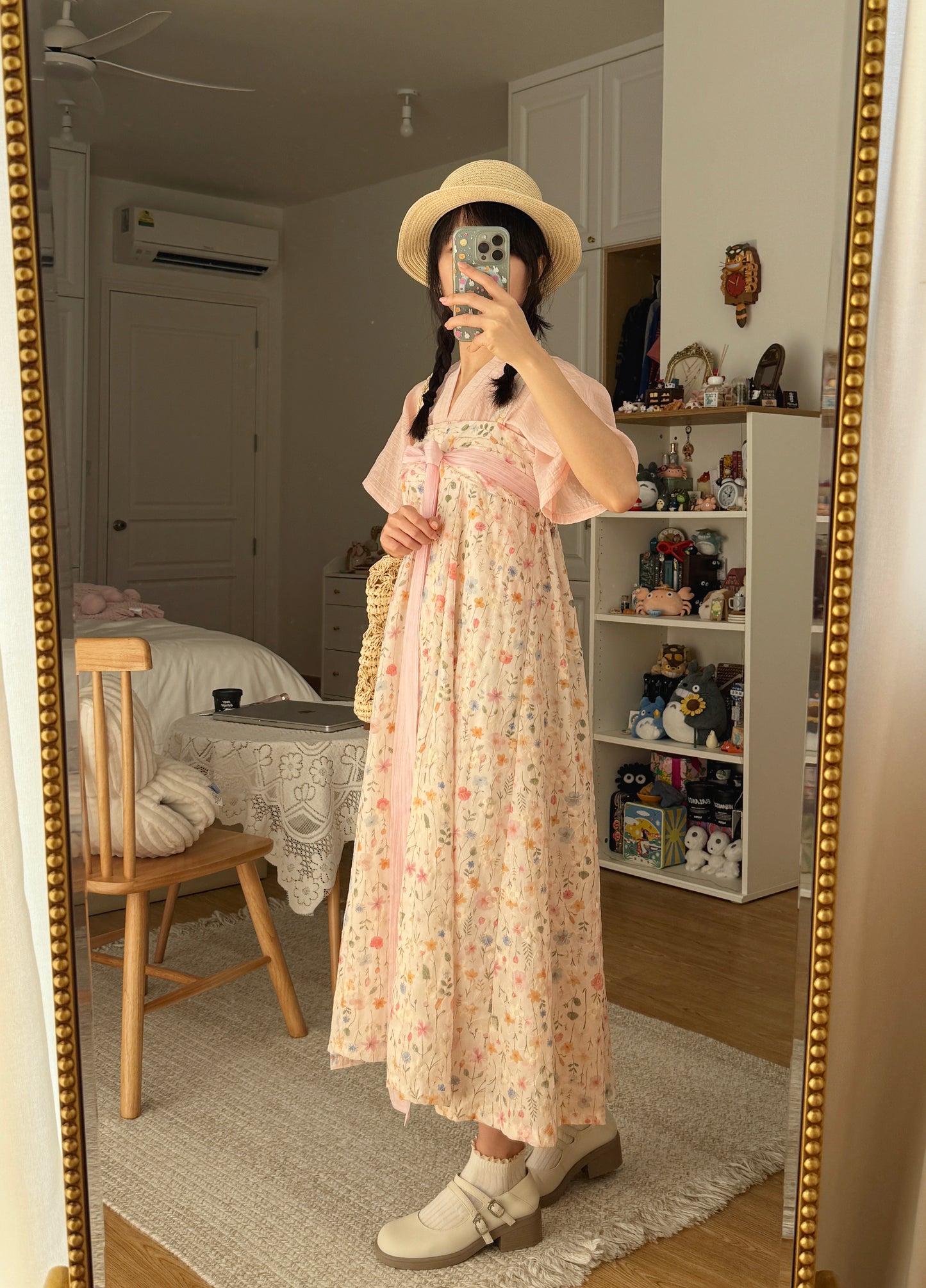 Blooming Flowers Qixiong Dress (2 Colors)