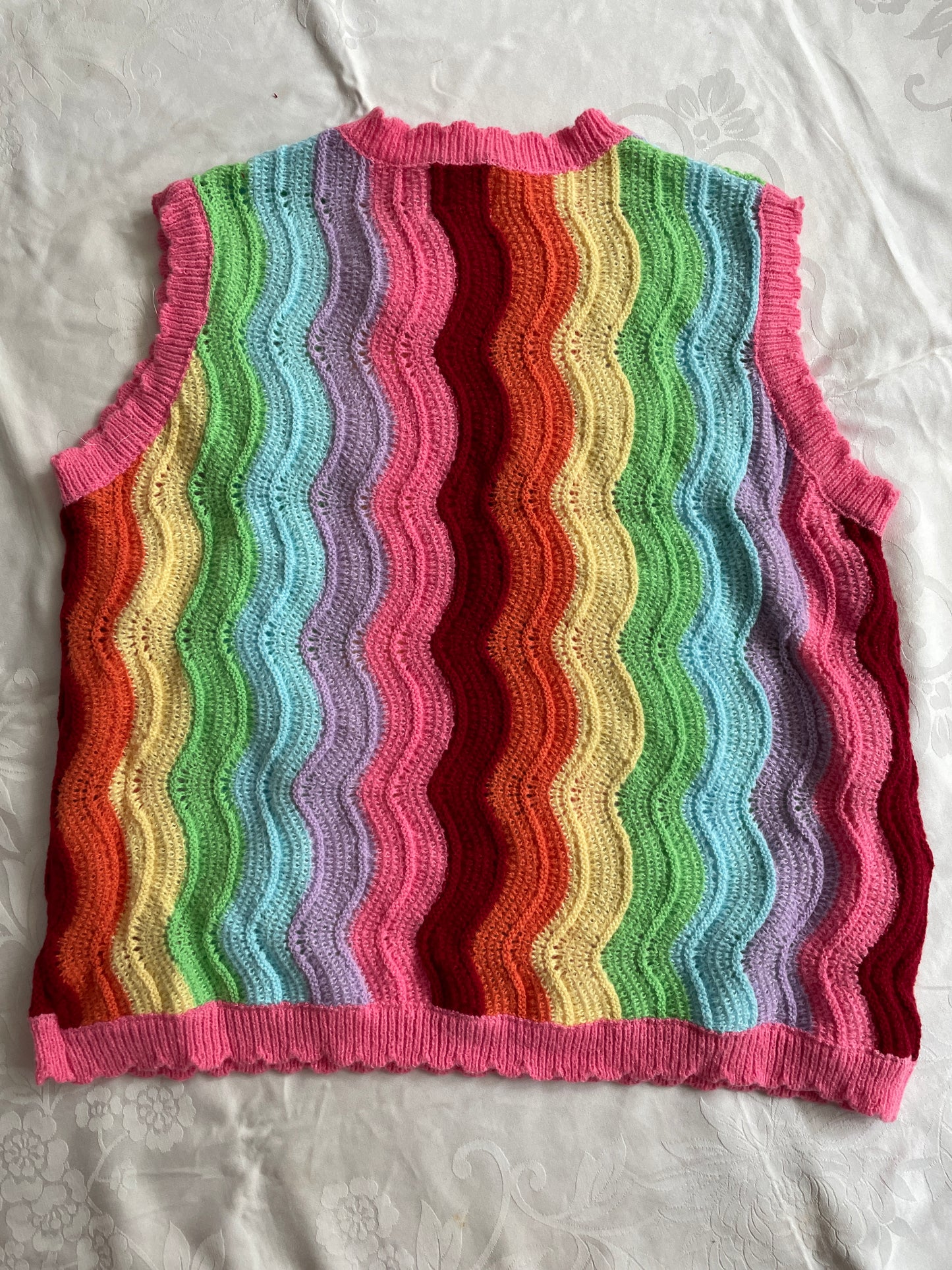 Rainbow Waves Vest (Multicolor)
