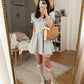 Gingham Rose Mini Dress (2 Colors)