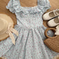 Gingham Rose Mini Dress (2 Colors)