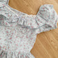 Gingham Rose Mini Dress (2 Colors)