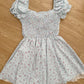 Gingham Rose Mini Dress (2 Colors)