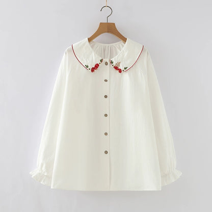 Mushroom Squirrel Blouse (2 Colors)