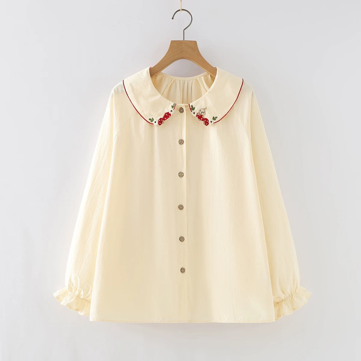 Mushroom Squirrel Blouse (2 Colors)