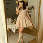 Gingham Rose Mini Dress (2 Colors)