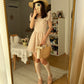 Gingham Rose Mini Dress (2 Colors)