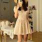 Gingham Rose Mini Dress (2 Colors)