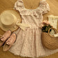Gingham Rose Mini Dress (2 Colors)