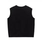 Pumpkin Patch Sweater Vest (Black)