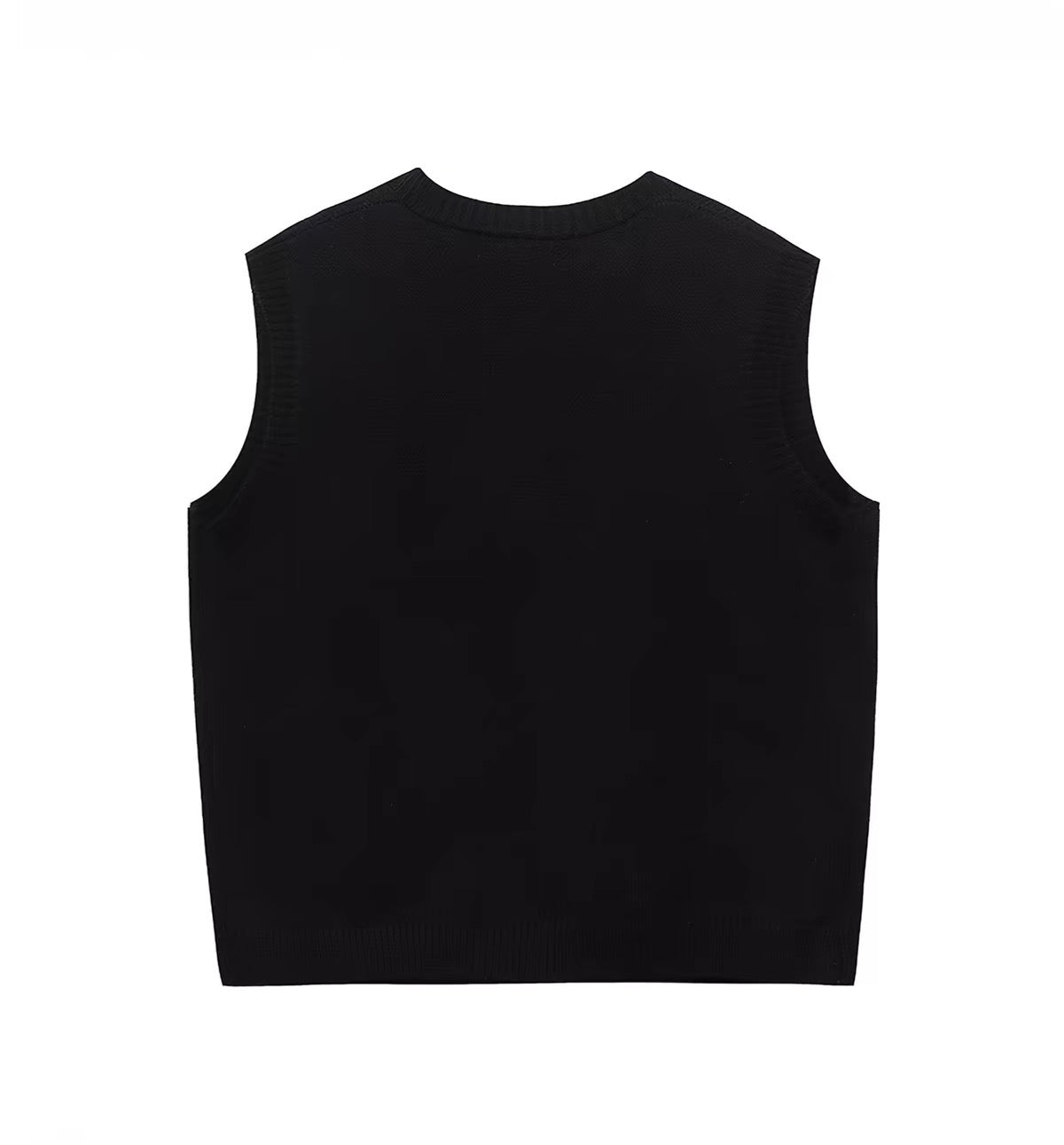 Pumpkin Patch Sweater Vest (Black)