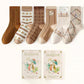 Peter Rabbit Socks Gift Box (Brown)