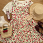 Cherry Jam Mini Dress (White)