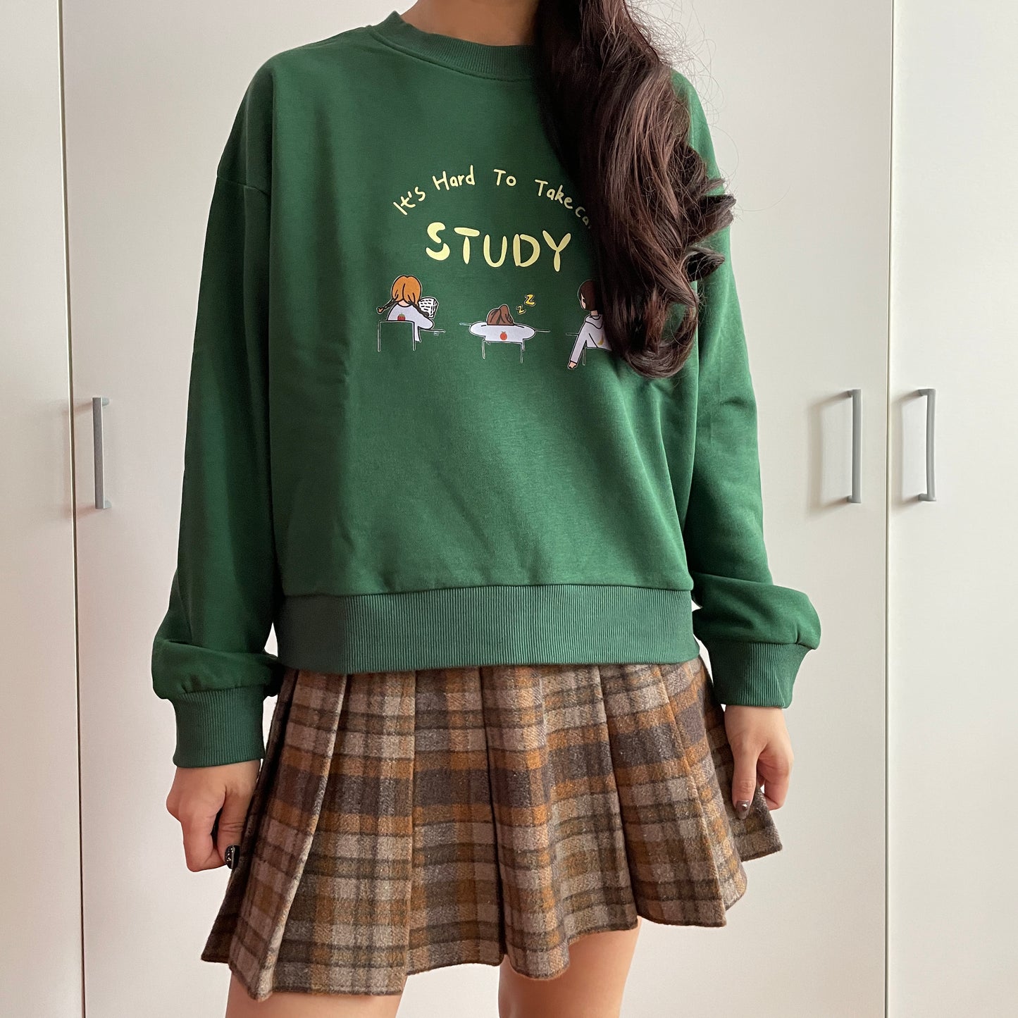 Study Hard Sweatshirt (Green)