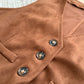 Journalist Suede Waistcoat (Camel)