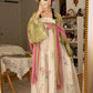 Wildflower Qixiong Famensi Dress Set (Green/White)
