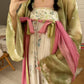 Wildflower Qixiong Famensi Dress Set (Green/White)