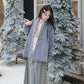 Snowy Wishes Cross Collar Jacket (3 Colors)
