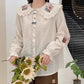 Flower Basket Embroidered Blouse (2 Colors)