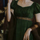 Ivy Regency Maxi Dress (Deep Olive)