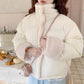 Sherpa Cropped Puffer Jacket (5 Colors)