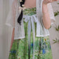 Watercolor Garden Qixiong Dress (Green)