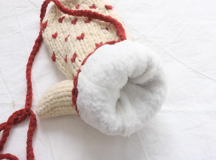 Reindeer Crochet Mittens (10 Colors)