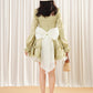 Leafy Gift Mini Dress (Green)