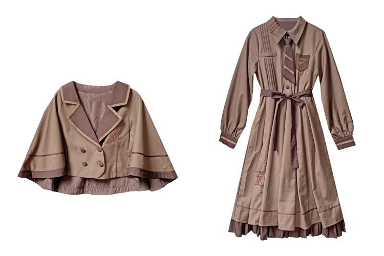 Little Witch Academia Dress & Capelet Set (2 Colors)