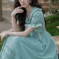 Midsummer Blues Midi Dress (Teal)