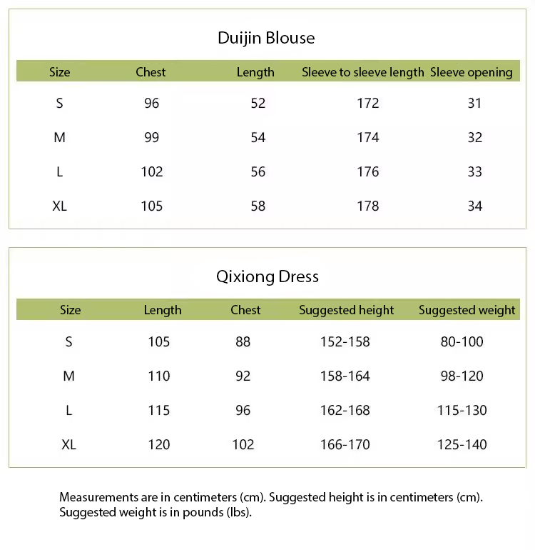 Wisteria Qixiong Ruqun Set (Green/Purple)