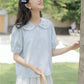 Budding Blossoms Short Sleeve Blouse (2 Colors)