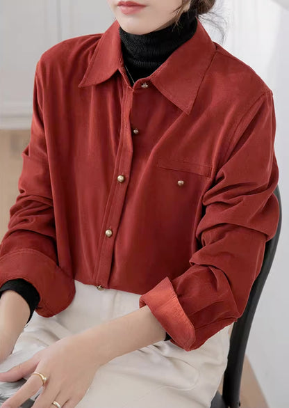 Maple Woven Button Up Shirt (2 Colors)