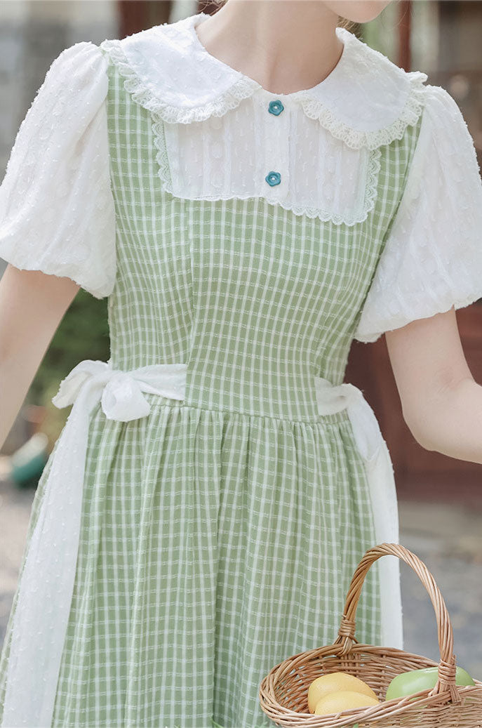 Gingham Picnic Twofer Dress (3 Colors)