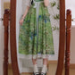 Watercolor Garden Qixiong Dress (Green)