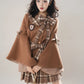 Trumpet Sleeve Short Coat & Skirt (2 Colors)