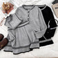 Preppy Stripe 3-Piece Knit Set (3 Colors)