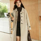 Basic Toggle Button Midi Coat (2 Colors)